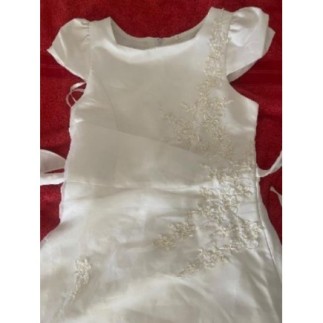 ROBE CEREMONIE  BLANC  14...