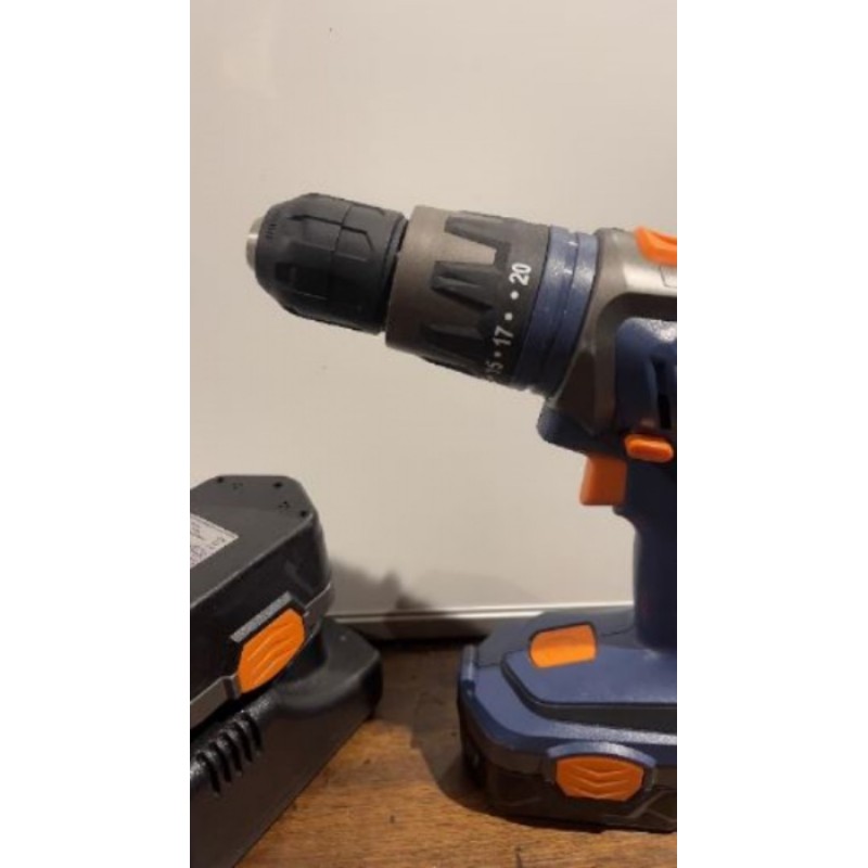 Perceuse visseuse sans fil avec 2 batteries et chargeur -18V