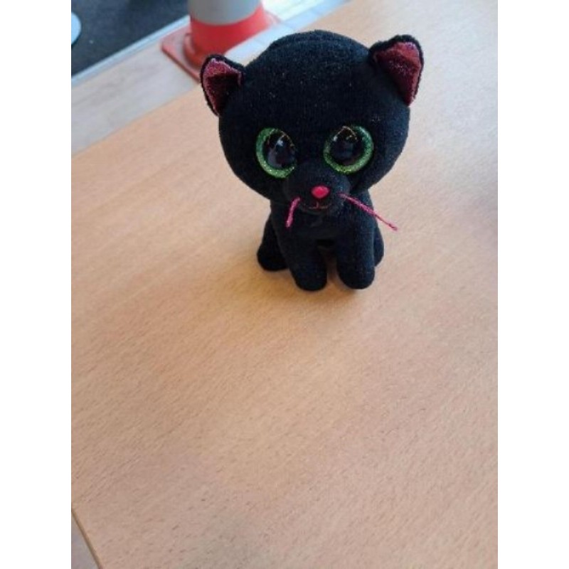 Peluche chat noir