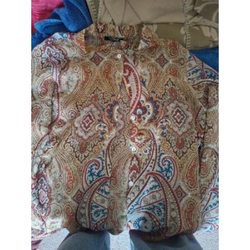 Chemise imprimer vintage taille m 