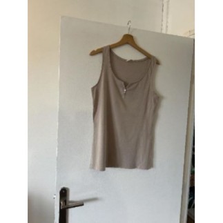 Débardeur beige Camaïeu T4 