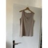 Débardeur beige Camaïeu T4 