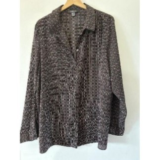 Chemisier marron T48