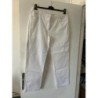 Jean blanc femme T48