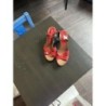 Nu pieds cuir  rouge Eram T41