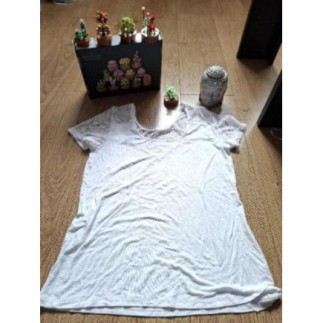 t-shirt blanc cache cache t.M