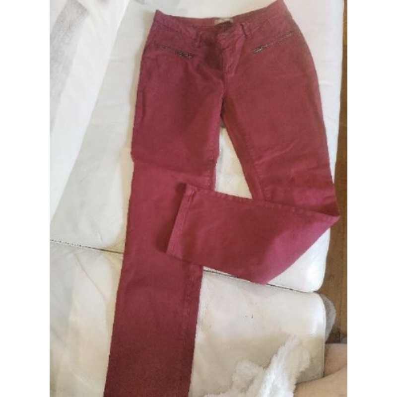 Pantalon bel air 36 bordeau 7/8ème 