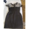 Robe 36 the kooples courte noire plumetis doublée 