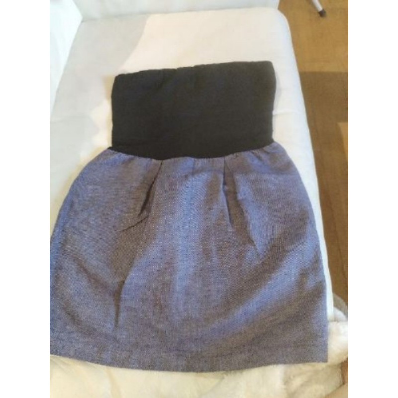 Robe T2 36/38 Sandro bustier très courte 