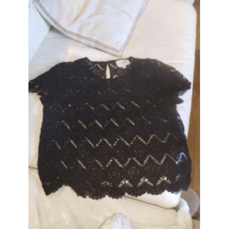 Top 36 sezane crochet noir...