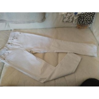 Jean blanc mango 10 ans slim