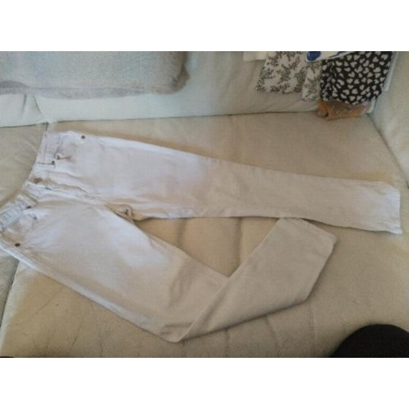 Jean blanc mango 10 ans slim