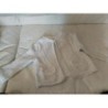 Gilet veste 7-8ans mango tweed blanc et lurex