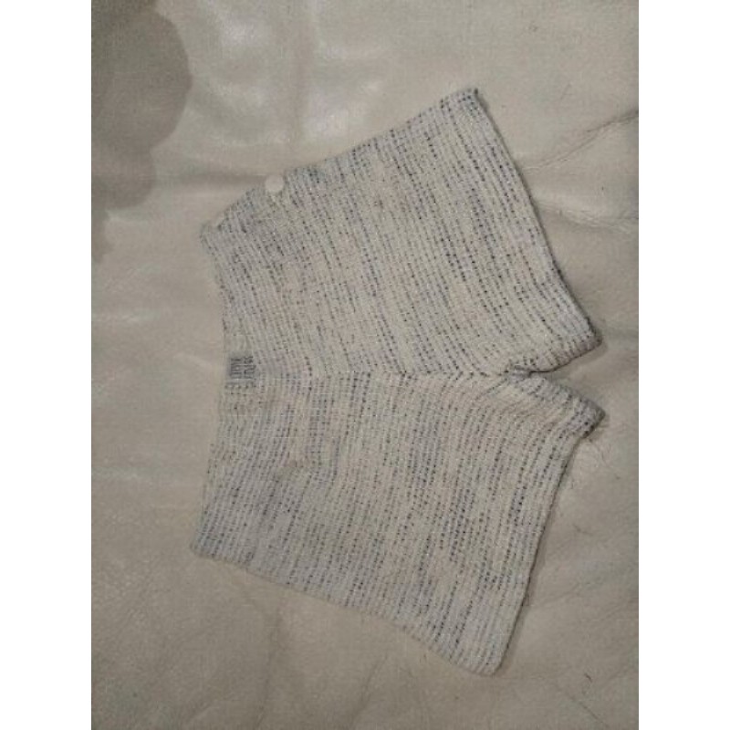 Short 6-7ans little celebs tweed blanc et bleu et lurex