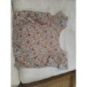 Blouse mango 8-10 ans, fluide crop smoke fleurs 