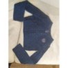 Gilet 6 ans bleu sergent major pointelle