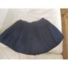Jupe culotté 8-10 ans dadati Lin et viscose bleu smoke 