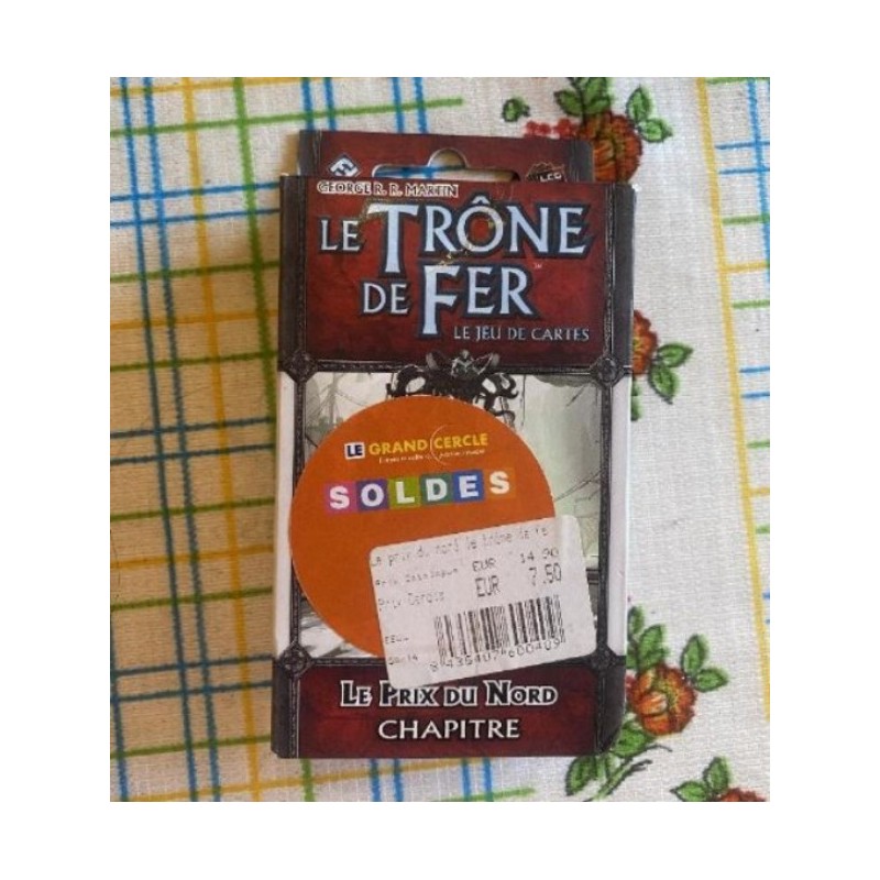 jeu de cartes Le trone de fer -neuf-