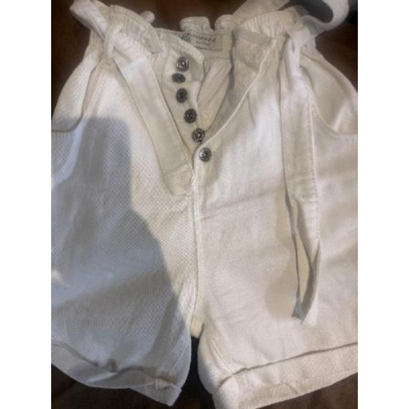Short taille haute couleur blanche taille L/xl
