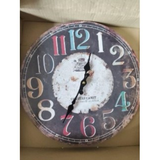 Horloge colorée fonctionnelle