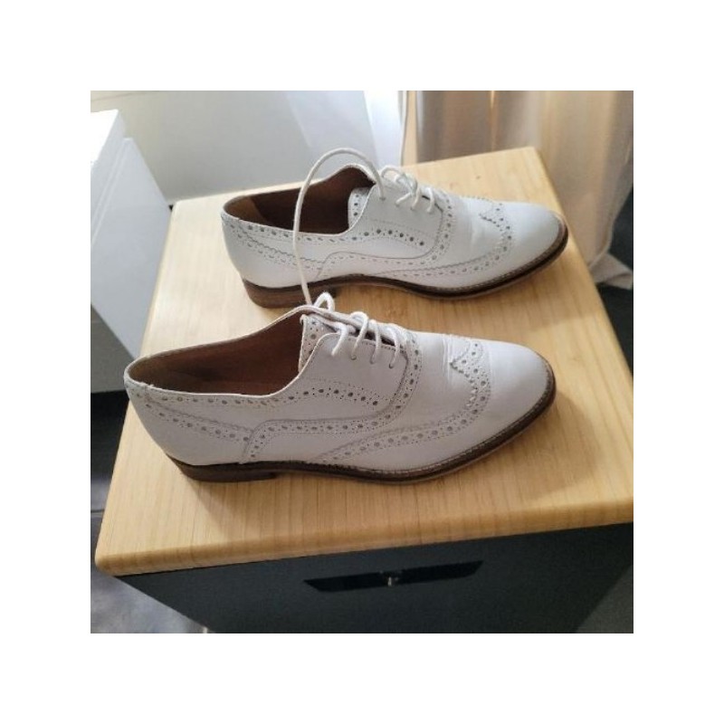 MOCASSIN BLANC-T37