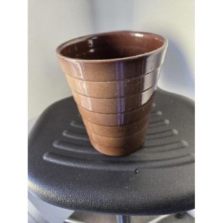 POT DE FLEUR MARRON