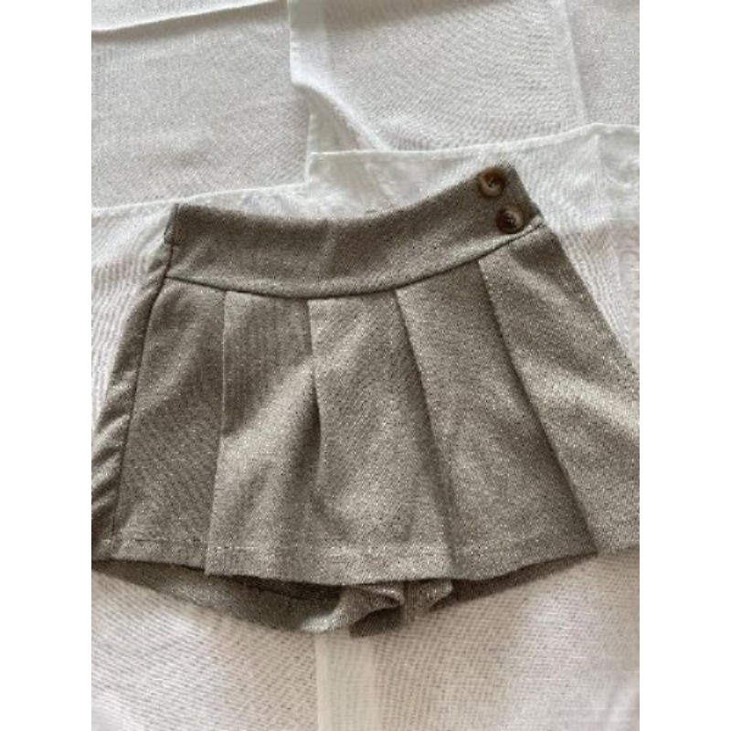 JUPE SHORT BEIGE ZARA T. 5 ANS