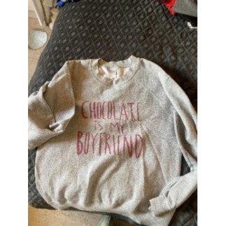 Sweat gris Chocolate Is my...