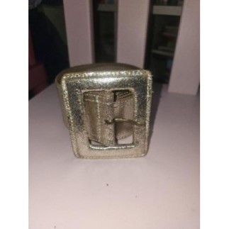 Ceinture NafNaf doré en cuir