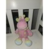 Peluche rose et vert Vache 
