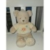 Peluche ours beige à musique 