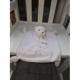 Doudou rose pâle et beige...