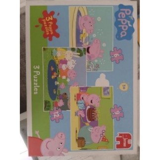 3 puzzles 6,9 et 12 pièces...