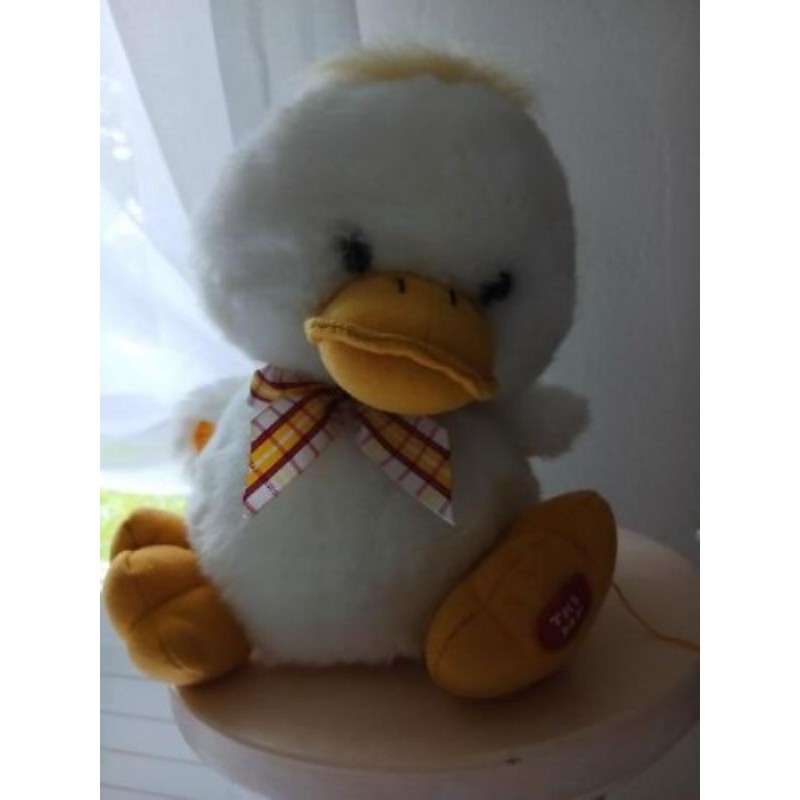 Peluche canard blanc