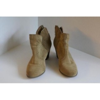 BOTTINES DAIM FEMME - PULL...