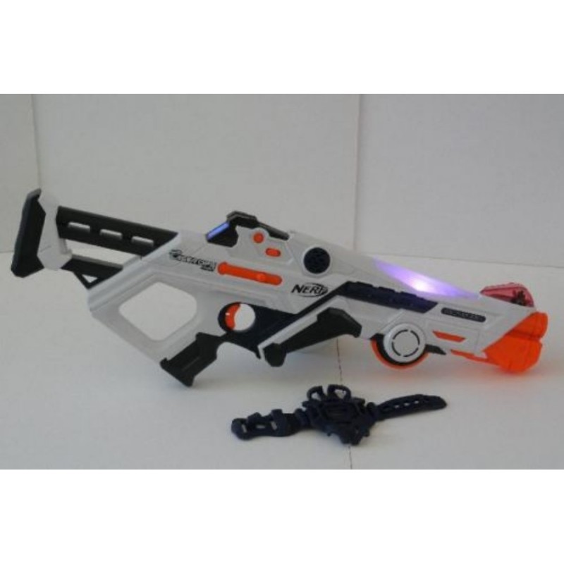 NERF LASEROPS PRO / CONNECTÉ TÉL. + BRASSARD PORTABLE + PILES