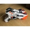 LOT DE 2 NERF CONNECTÉS T2L. - LASEROPS PRO BLANC/ORANGE/BLEU + BRASSARD + PILES