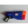 NERF MEGA - DUAL STRIKE - BLEU:ORANGE/ROUGE