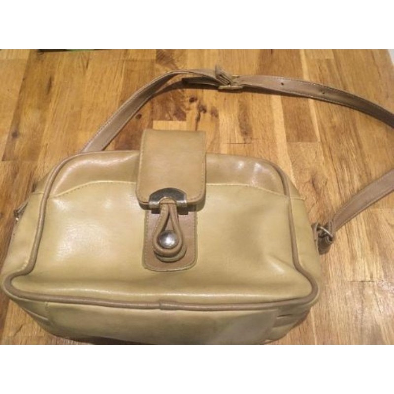Sac porté épaule Beige Vintage