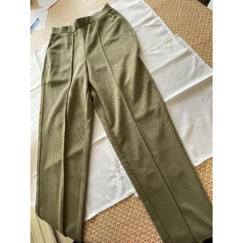 PANTALON CIGARETTE MANGO KAKI  T.XXS