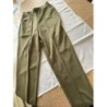 PANTALON CIGARETTE MANGO KAKI  T.XXS