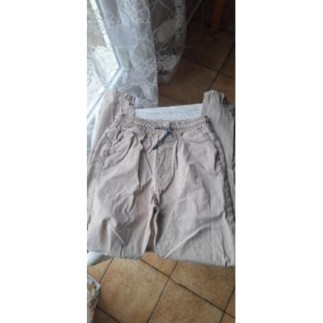 Pantalon tissus beige 10-11...