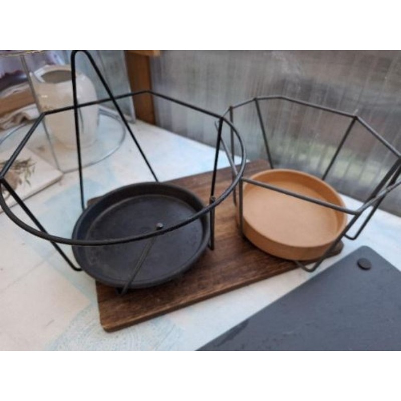 Supports jardinière metal