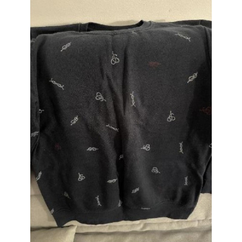 Sweat-shirt homme bleu marine Pull&Bear taille M