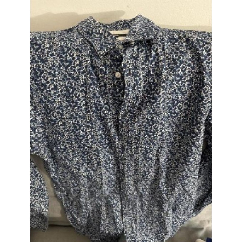 Chemise homme à fleur bleue taille M Celio 