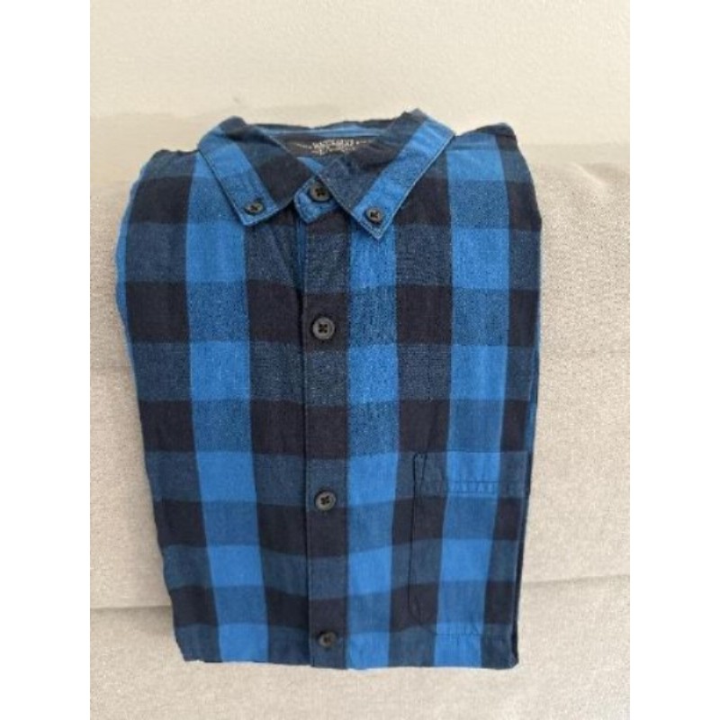 Chemise homme bleue à carreaux taille M marque Pull&Bear 