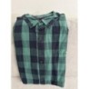 Chemise homme à carreaux bleu et vert taille M marque Pull&Bear 