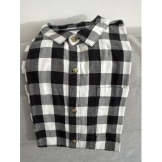 Chemise homme carreaux noir...