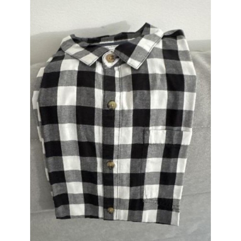 Chemise homme carreaux noir et blanc taille M marque Pull&Bear 