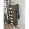 Robe camaïeu neuve avec étiquette- kaki- taille 42